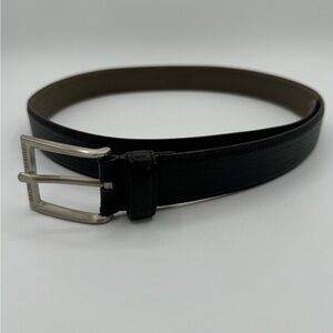 Bruno Magli Brown Belt Size 34 Men's Textured  Pebble Italian Leather almost new